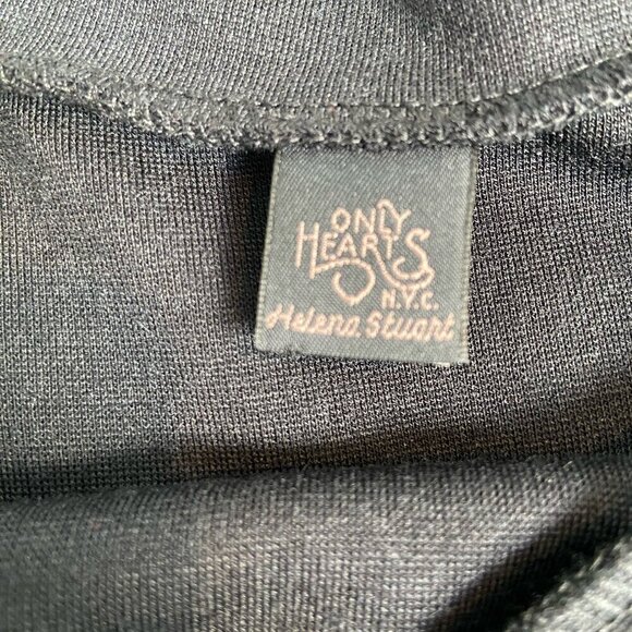 Only Hearts NYC Fit & Flare Knee Length Skirt Black Size Large - Picture 3 of 7